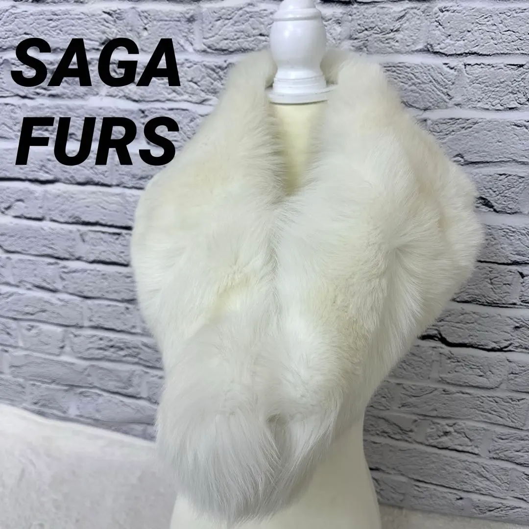 2025年最新】SAGA MINK カラー：ホワイト系 ストール・ショール