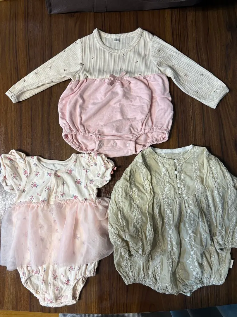 Thumbnail of Baby Girl Clothes 70 80 Rompers 3-Piece Set