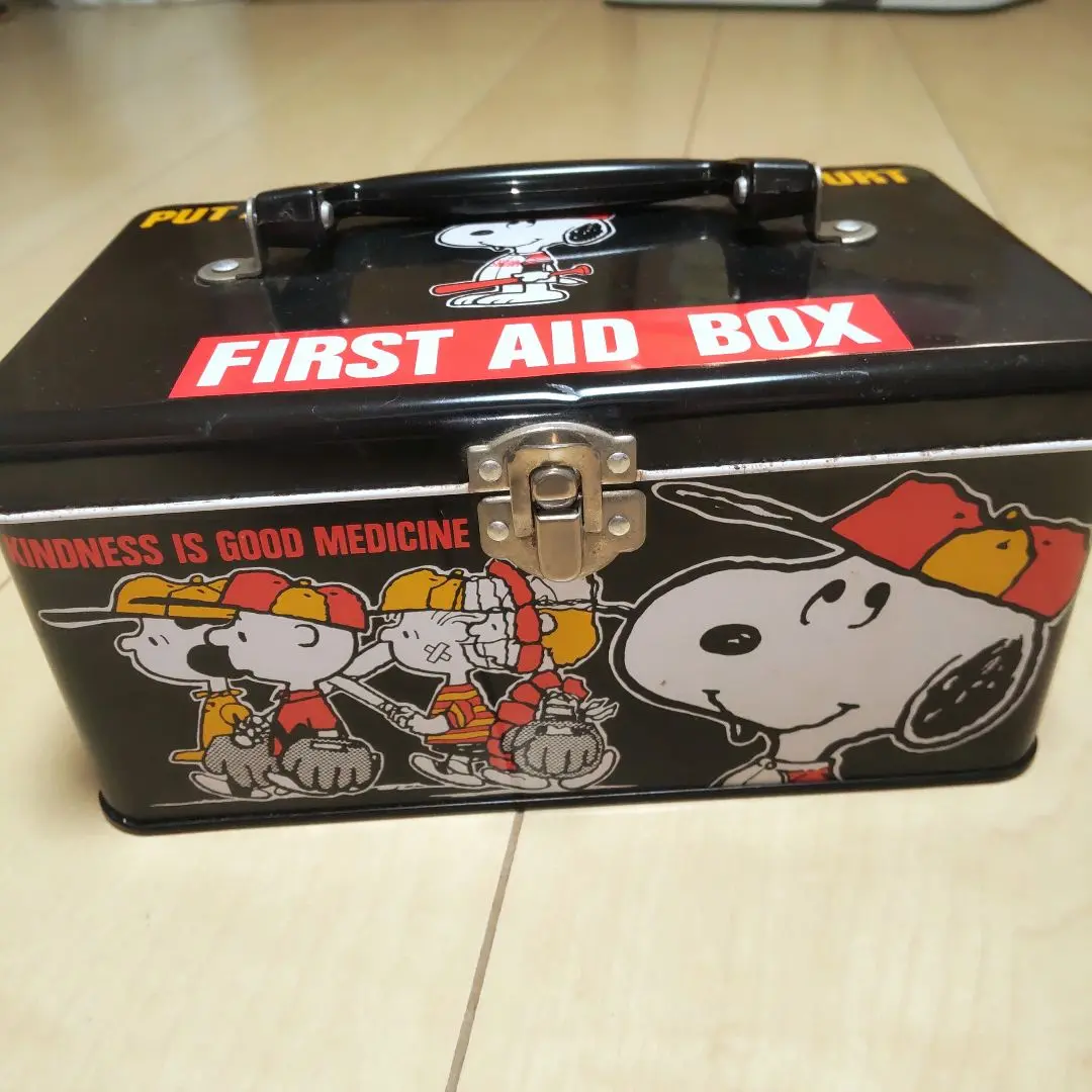 ピーナッツ スヌーピー 薬箱 救急箱 小物入れ 引き出し レトロ