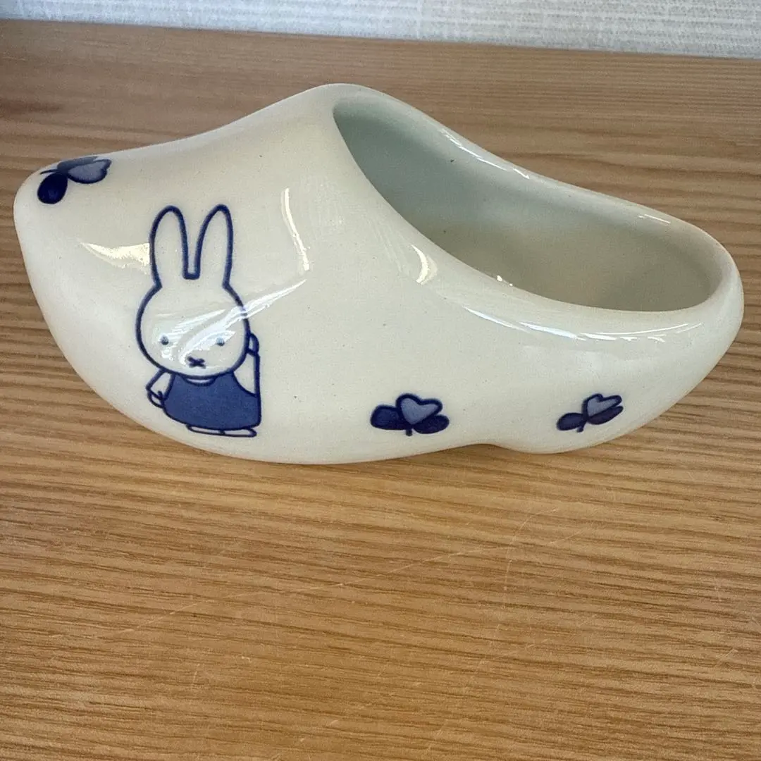 オランダ製 トールペイント 水玉模様 木靴 置物　　　　　　　　　　　現地購入品 オランダ製 トールペイント 水玉模様 木靴 置物 現地購入品