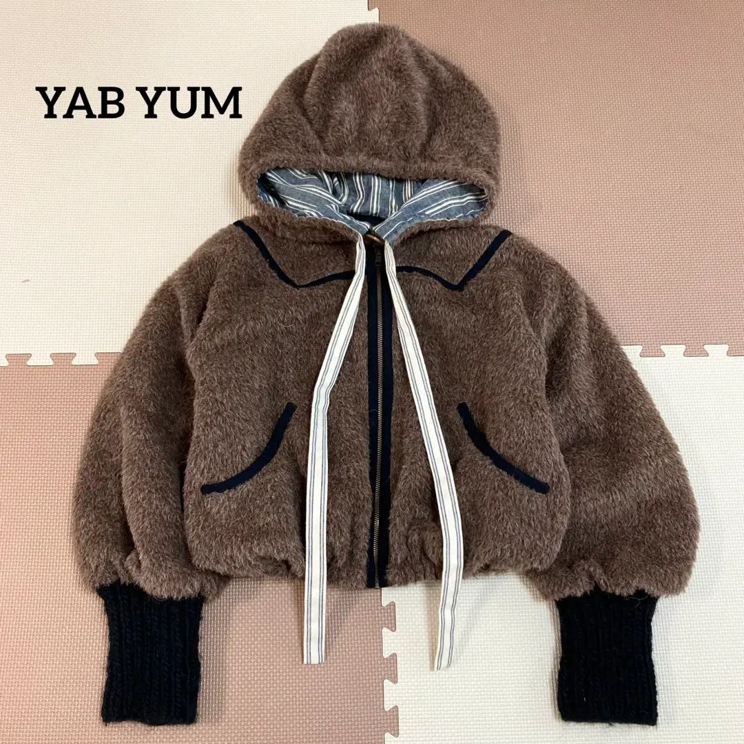 YAB-YUM ジャケット YAB-YUM ヤブヤムYAB-YUM チェックノーカラーセミダブル