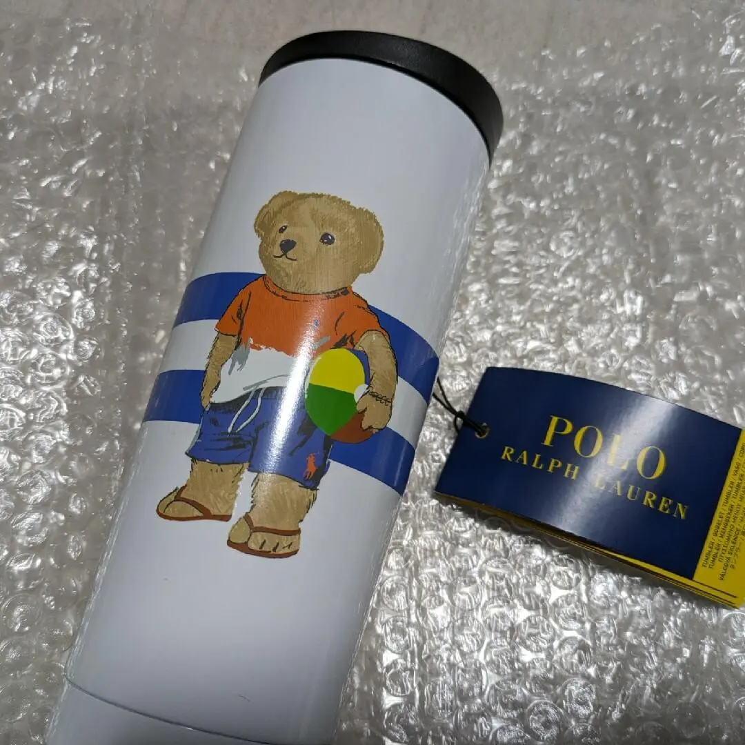 【新品未使用】スキー Polo ベア タンブラー　ポロベア　ラルフローレン org.jpg