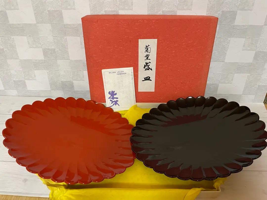 うるし工芸米永　漆器　春秋点心盆　紅葉桜文 うるし工芸米永漆器春秋点心盆紅葉桜文
