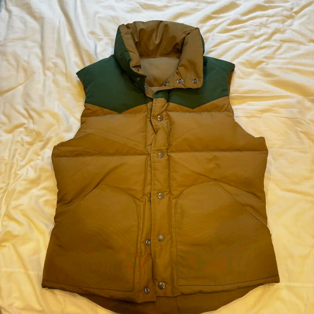 美品 マウント レイニア デザイン 60/40クロス リバーシブル ダウンベスト MT RAINIER DESIGN 60/40 Cross Reversible Western Puffer Vest