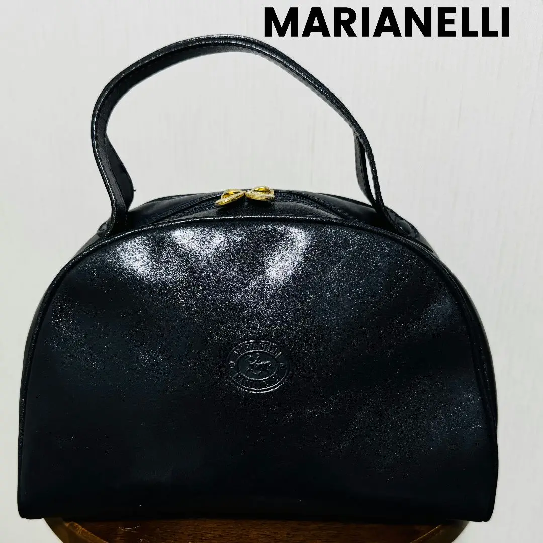 ヴィンテージ MARIANELLI マリアネリ イタリア製 本革 ハンドバッグ MARIANELLI マリアネリ カバン ハンドバッグ イタリア製 - メルカリ