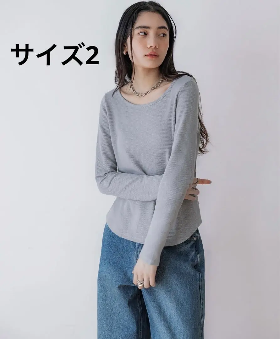 crewre online shop / 2wayハニカムサーマルカットソー