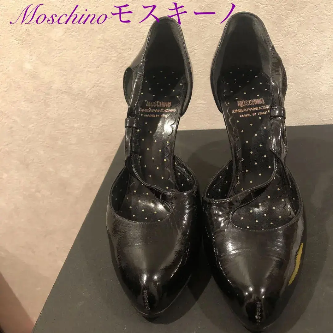 Moschino モスキーノ パンプス 本日ポイント4倍!!】 モスキーノ MOSCHINO ハイヒール パンプス