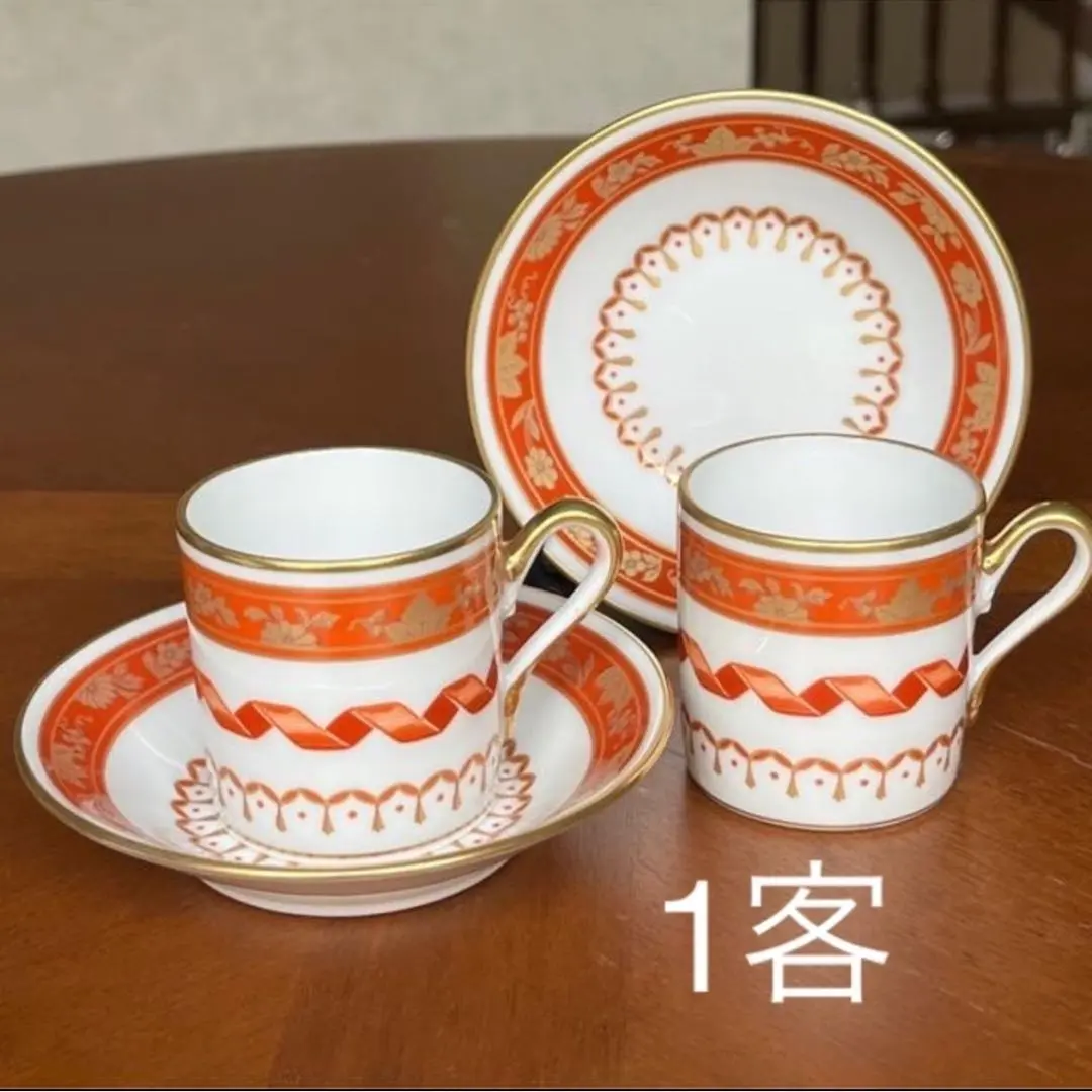 【未使用】リチャードジノリ　インペロコンテッサ　ネロ　グリーン　プレート　2枚 リチャードジノリ インペロコンテッサ ネロ グリーン トリオ
