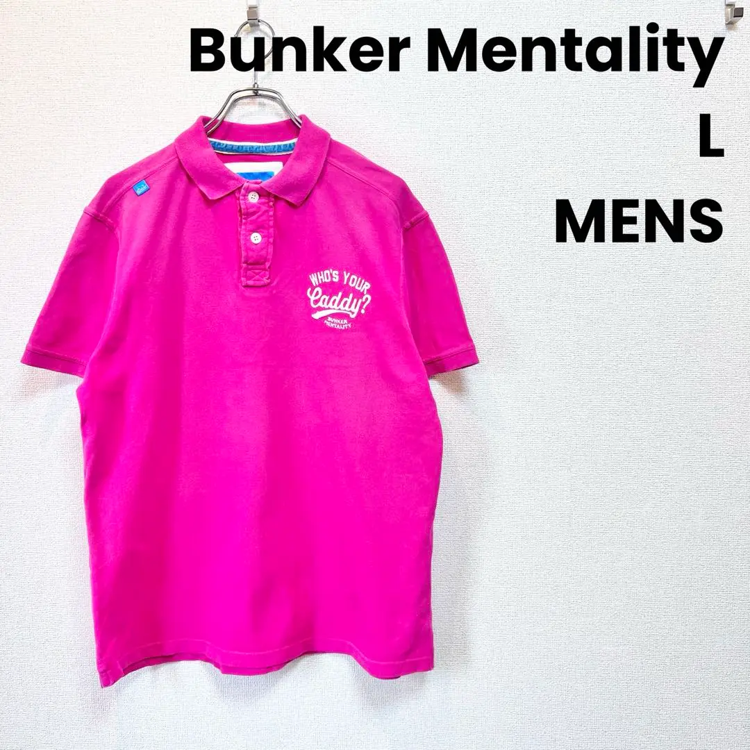 BUNKER MENTALITY ポロシャツ　Lサイズ　ゴルフウェア 2025年最新】BunkerMentality ゴルフの人気アイテム - メルカリ