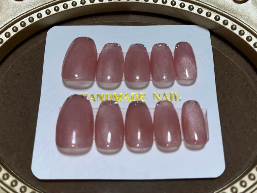 Thumbnail of Short ballerina nails