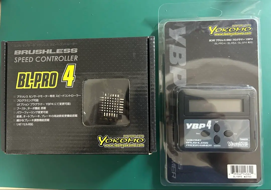 ヨコモ　BLーPRO 4 YOKOMO BL-PRO4 BRUSHLESS ESC; DRIFT SPEC; CABLE INSTALLED
