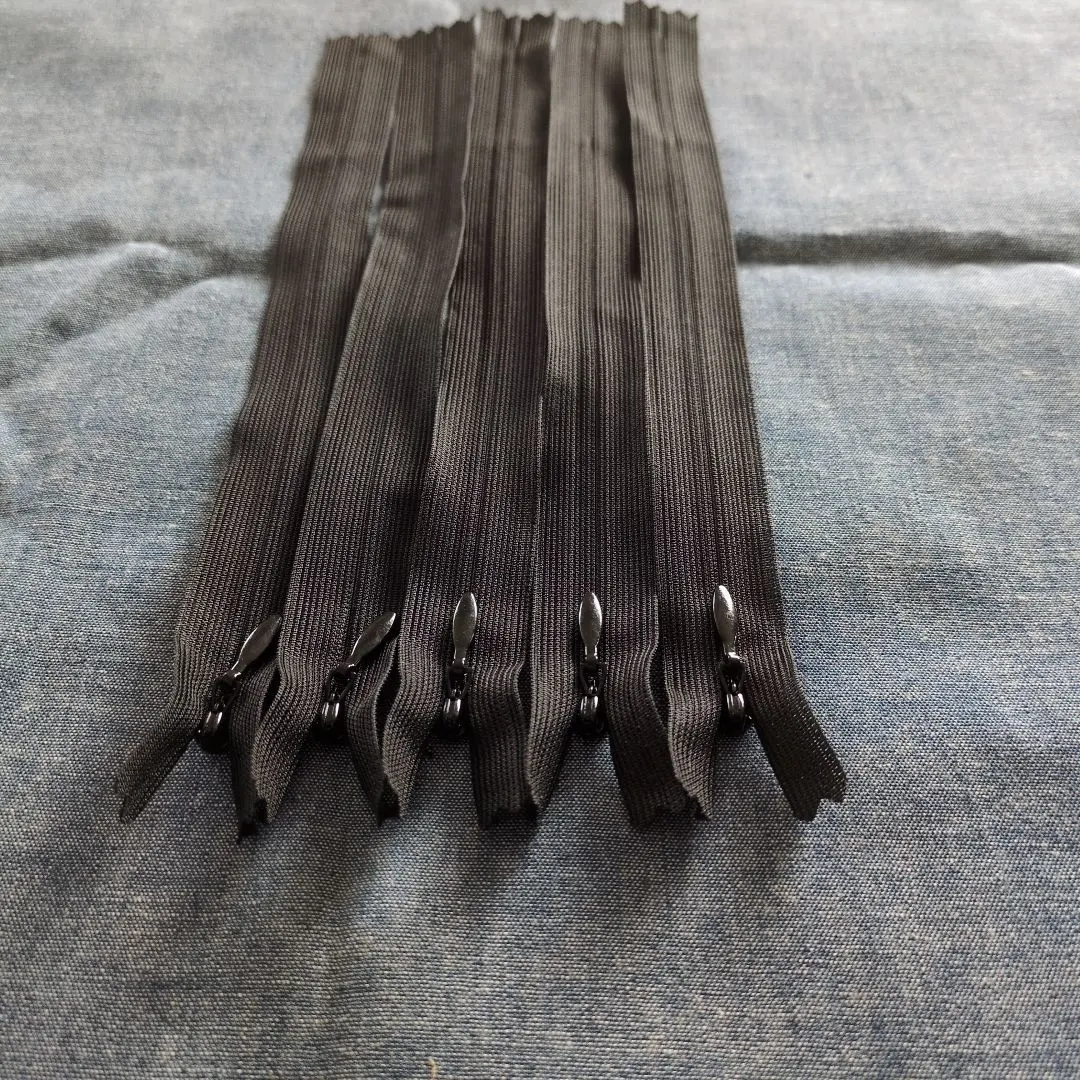 Thumbnail of YKK Black Conceal Zipper, Approximately 21cm, Set of 5