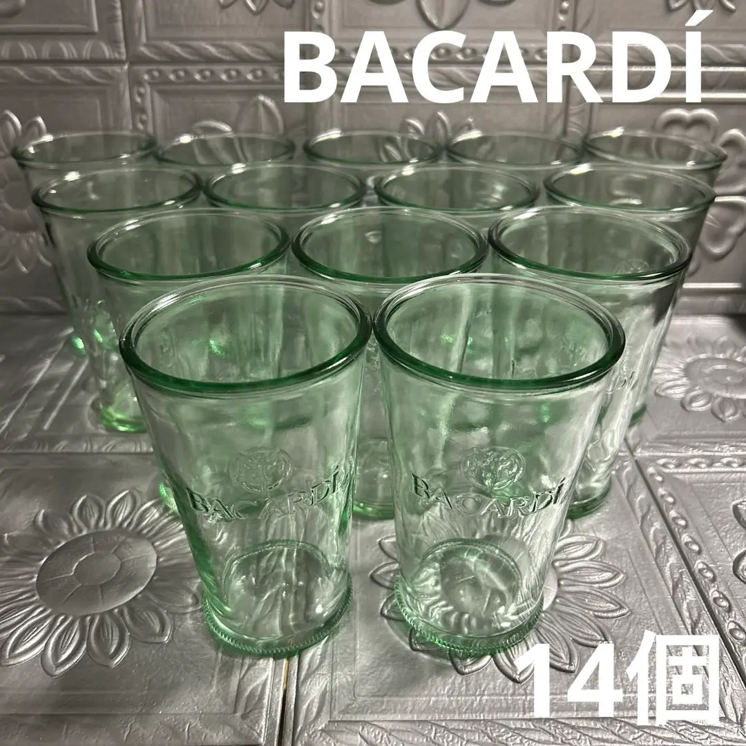 バカルディ　モヒートグラス　16個　エコメルカリ便　6000円！ バカルディ モヒートグラス 16個 エコメルカリ便 6000円！