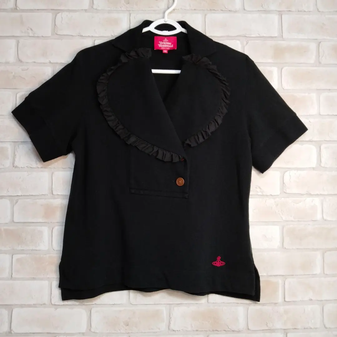 Vivienne Westwood レディース 半袖 ポロシャツ 紺 古着 Vivienne Westwood レディース 半袖 ポロシャツ 紺 古着 - メルカリ