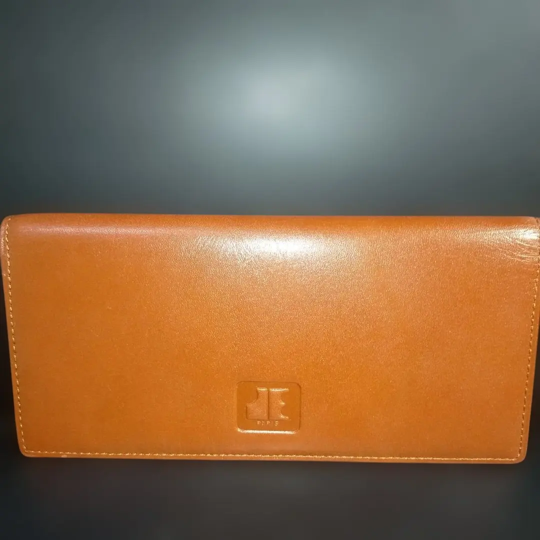 Thumbnail of JE PARIS brown leather wallet (long wallet), new with tags.