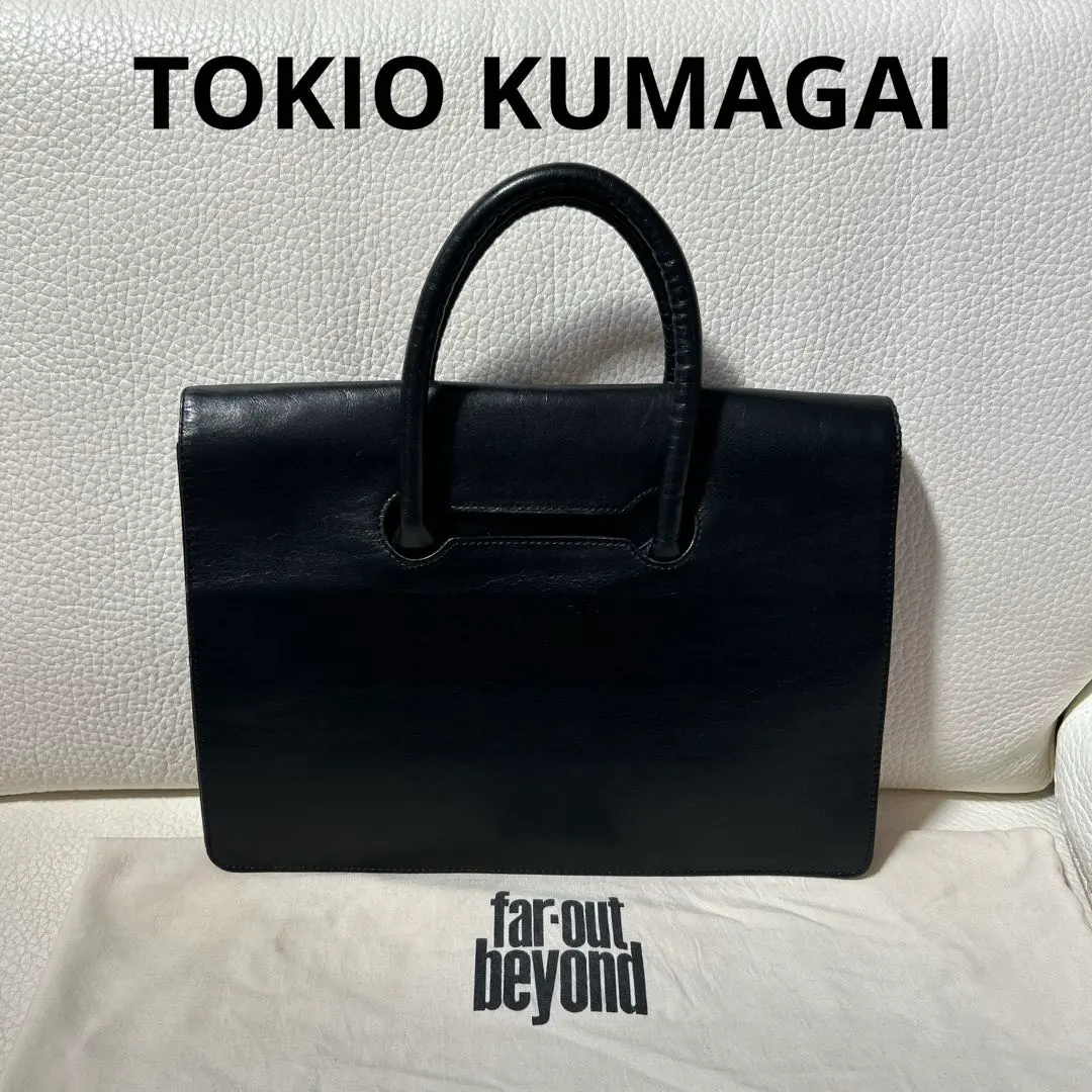 熊谷登喜夫 TOKIO KUMAGAI ハンドバッグ レザー ブラック 2025年最新】バッグ TOKIO KUMAGAIの人気アイテム - メルカリ