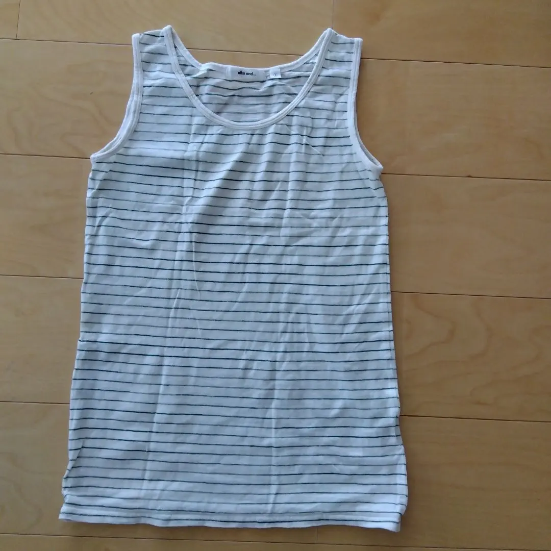 niko and... 條紋吊帶背心 尺寸3 的縮圖