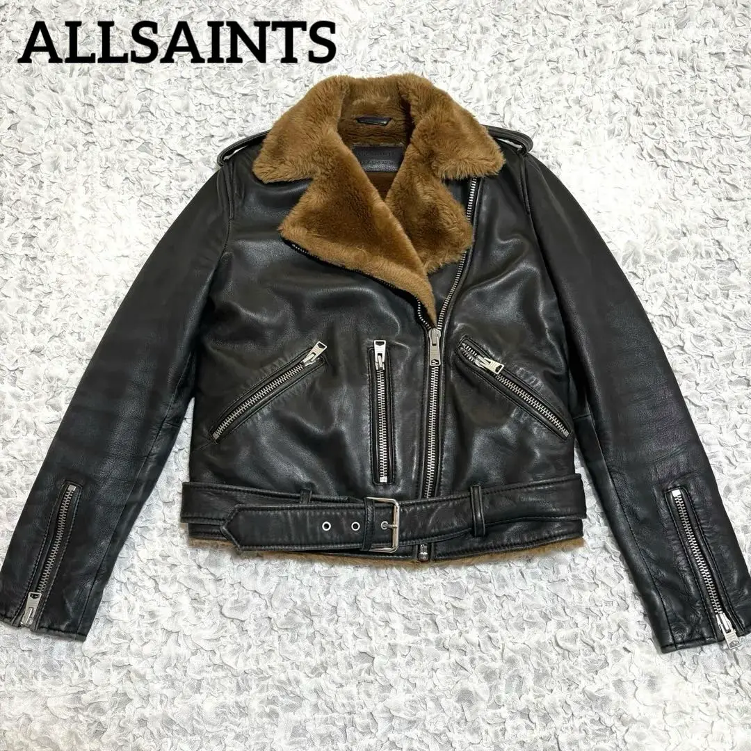 美品！！　オールセインツ　バイカーラムレザー　ダブルライダースジャケッ　Ｓ相当 楽天市場】allsaints ライダースの通販