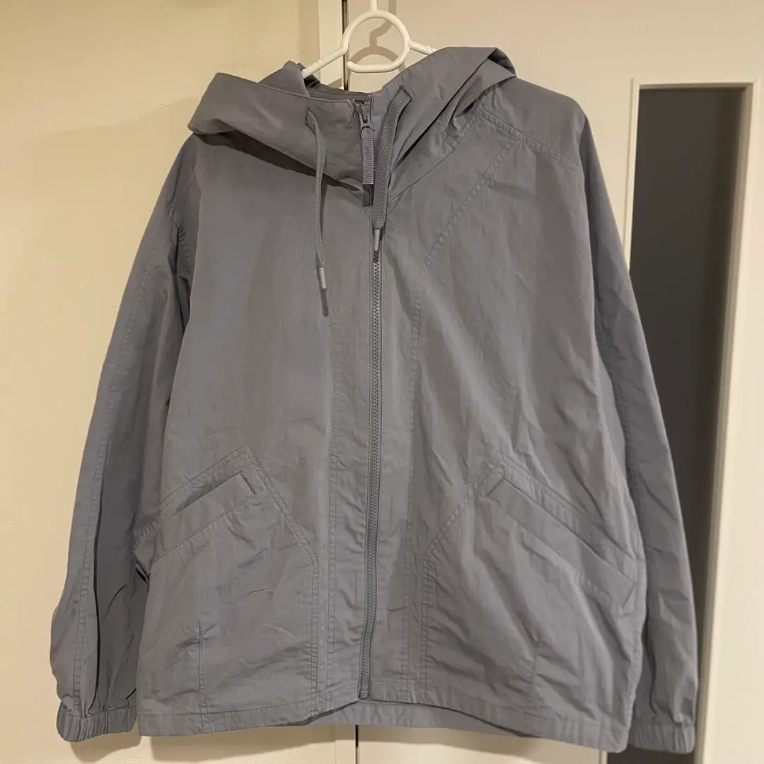 Thumbnail of Uniqlo U Gray Nylon Jacket with Hood