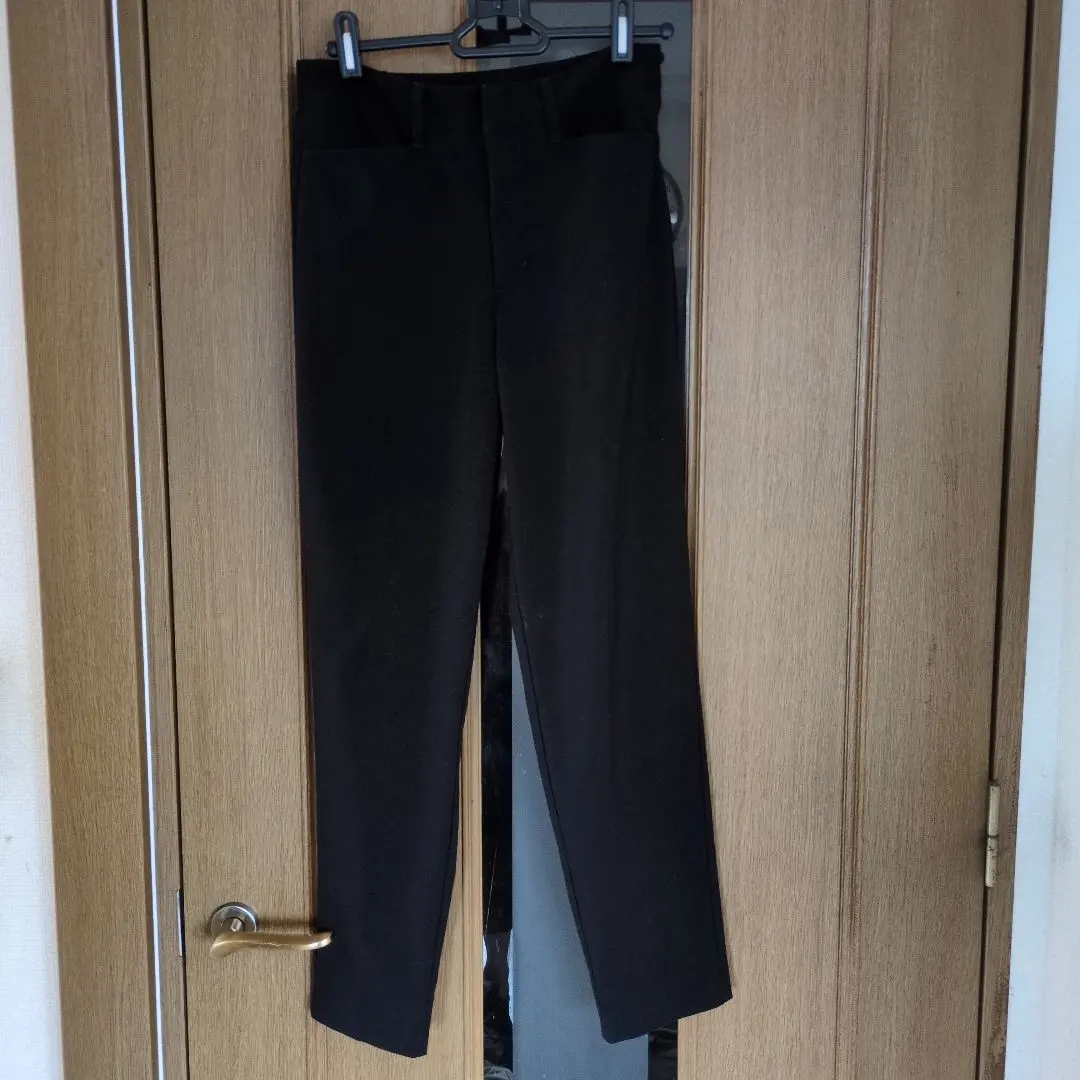 Thumbnail of GU Black Casual Pants Slim Fit Size S