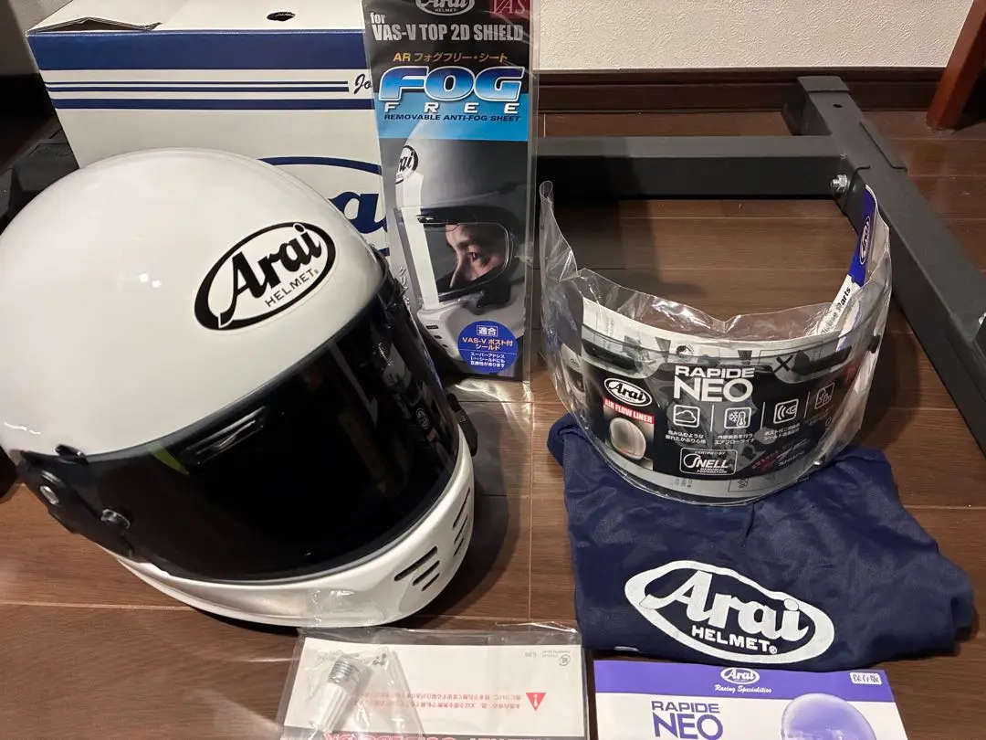 Arai ラパイドネオ Sサイズ55cm・56cm 未使用のクリアシールド