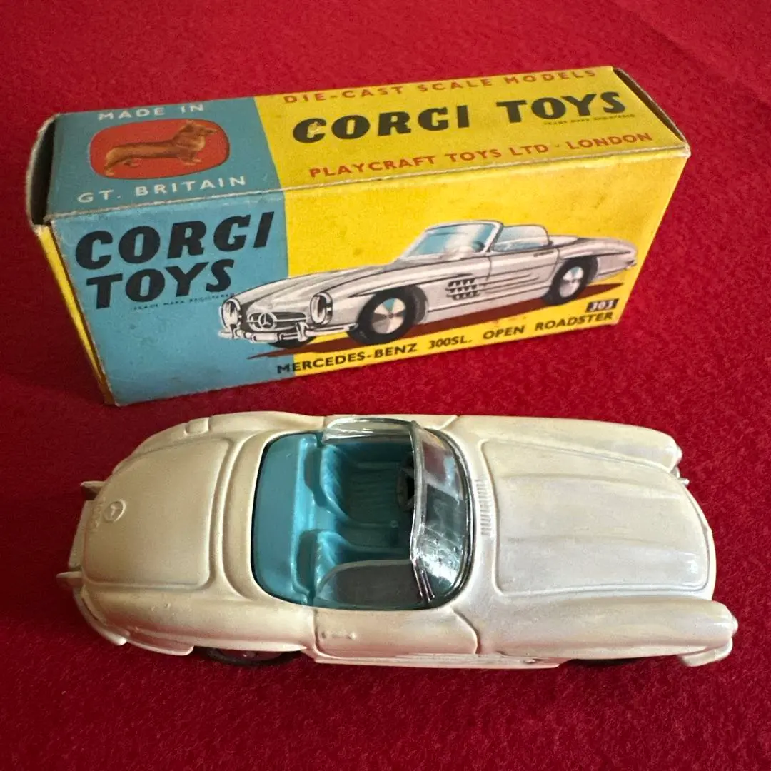 1964年製 CORGI TOYS MERCEDES BENZ ミニカー✩中古✩ 2025年最新】メルセデスベンツ ミニカー Corgiの人気アイテム