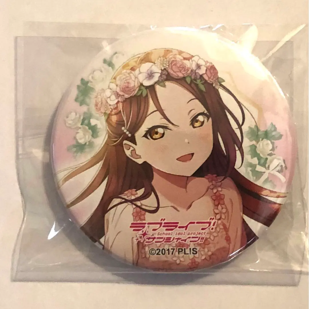 Aqours Flower party 黒澤ダイヤ 缶バッジ Aqours Flower party 黒澤ダイヤ 缶バッジ ラブライブ