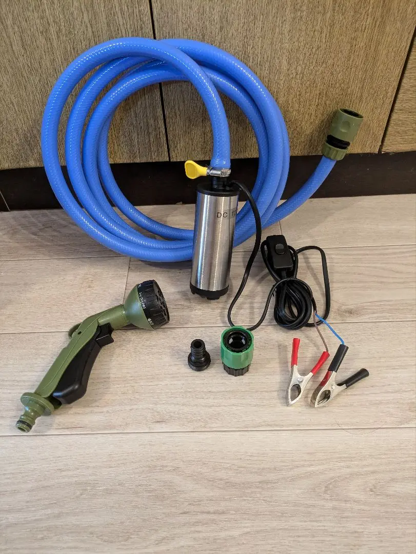 楽天市場】船外機 フラッシャー 水中ポンプ 12V 小型 軽量 電動