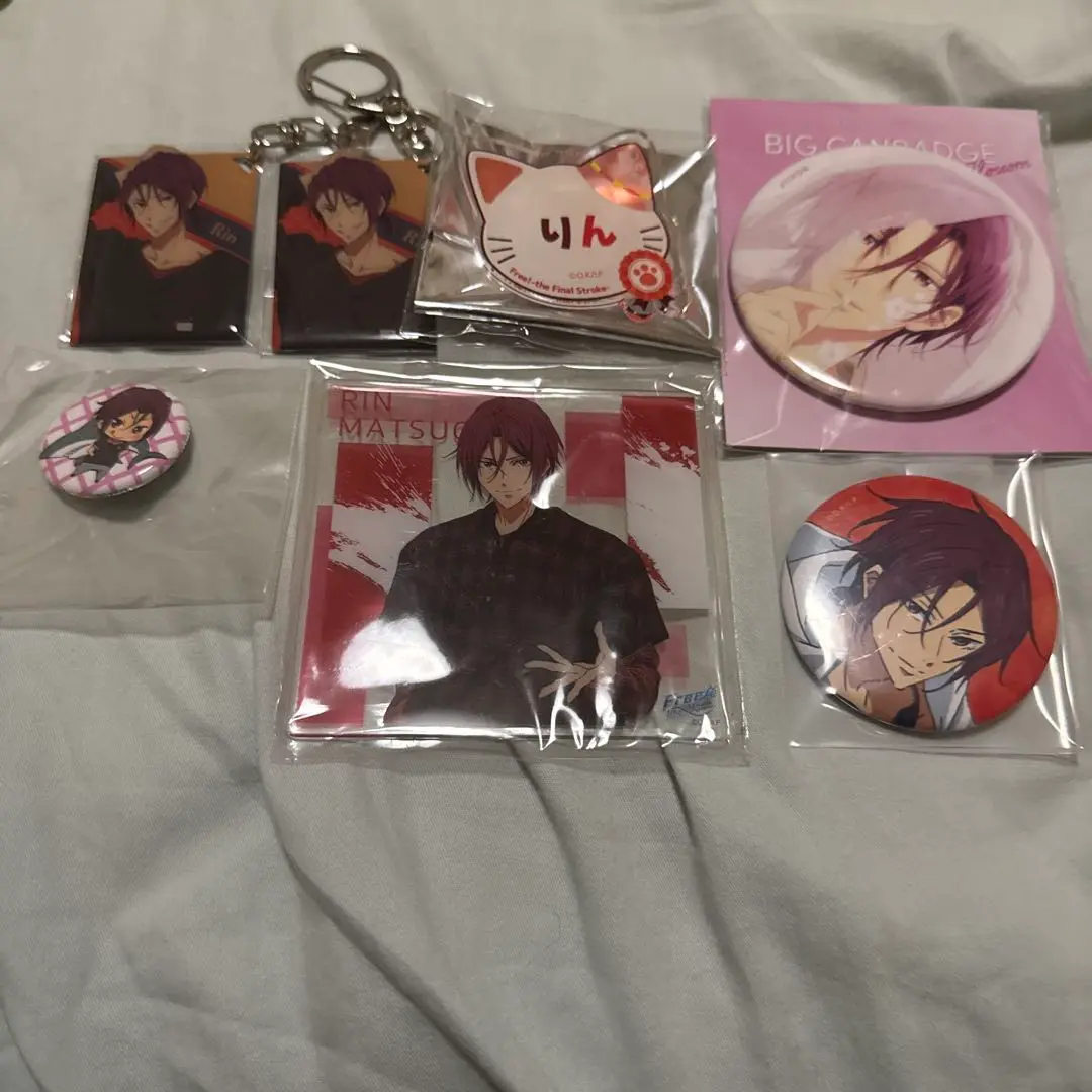 Free FS ナンジャ ネームバッジ アクリルバッジ 松岡 凛 山崎 宗介 Free! FS 山崎宗介 松岡凛 セット ナンジャタウン ネームバッジ