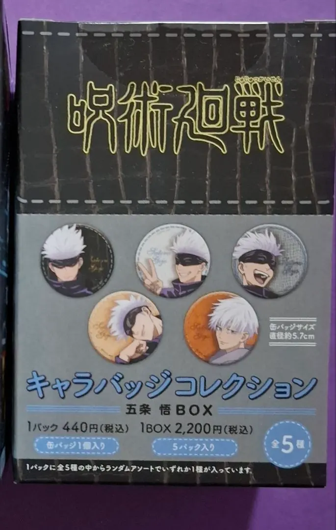 呪術廻戦 キャラバッジコレクション 第5弾 コンプリート 未開封BOX グッズ-バッチ】呪術廻戦 キャラバッジコレクション/五条 悟BOX