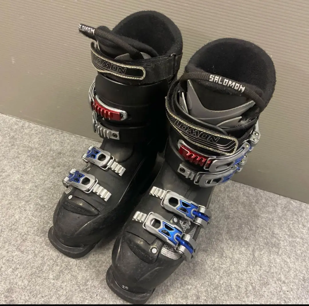【送料無料‼︎】①SALOMON 25/25.5cm スキーブーツ‼︎ 2025年最新】SALOMON サイズ：25 〜 25.5cm ブーツ(女性用)の