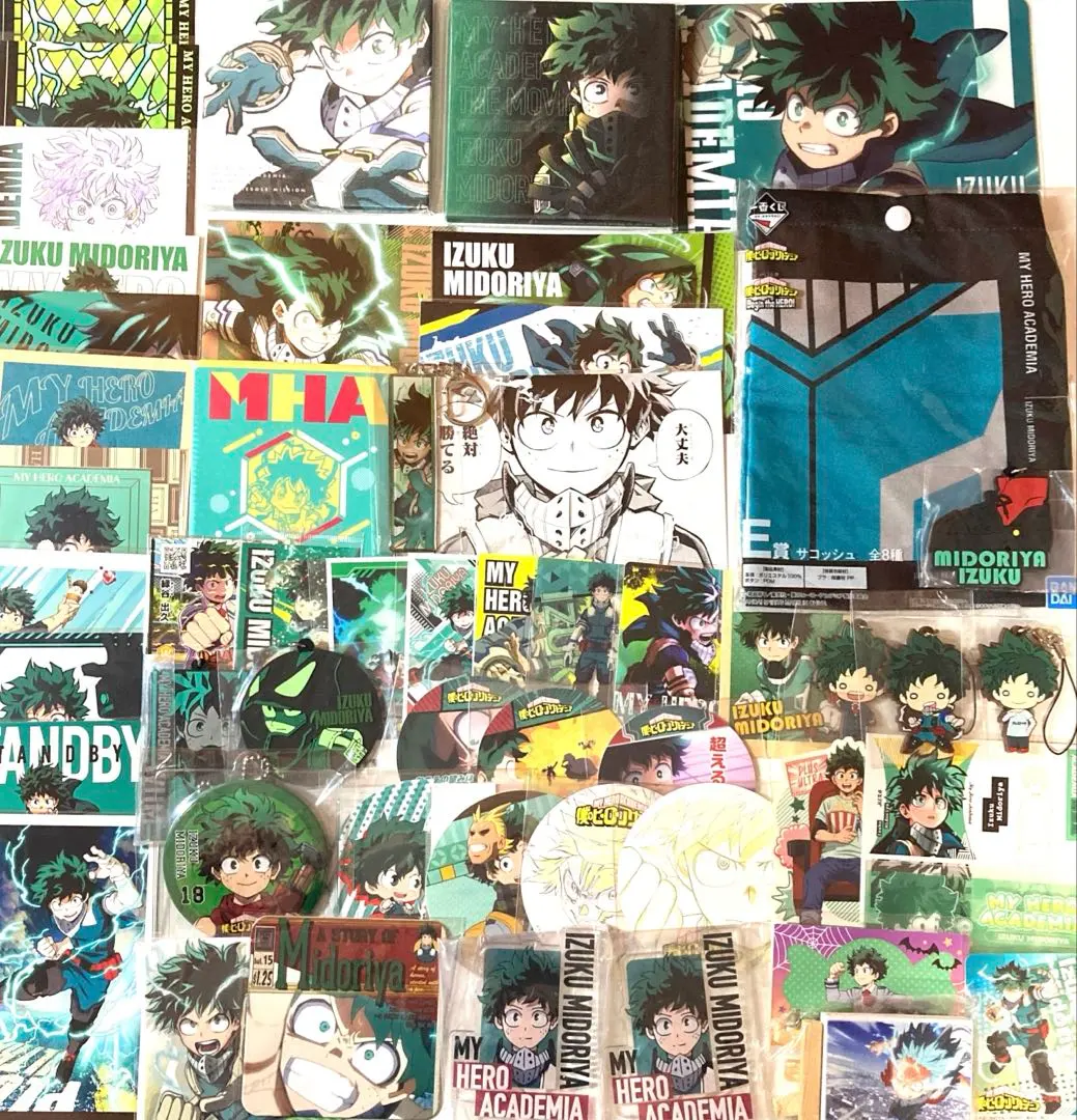 我的英雄學院 綠谷出久 壓克力立牌 明信片 墊子 53件B 的縮圖