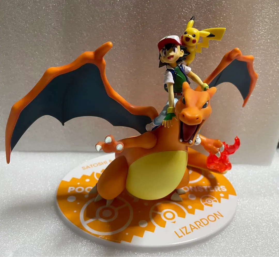 G.E.M.シリーズ ポケモン サトシ＆ピカチュウ＆リザードン フィギュア 美品 ポケットモンスター サトシ&ピカチュウ&リザードン（再販