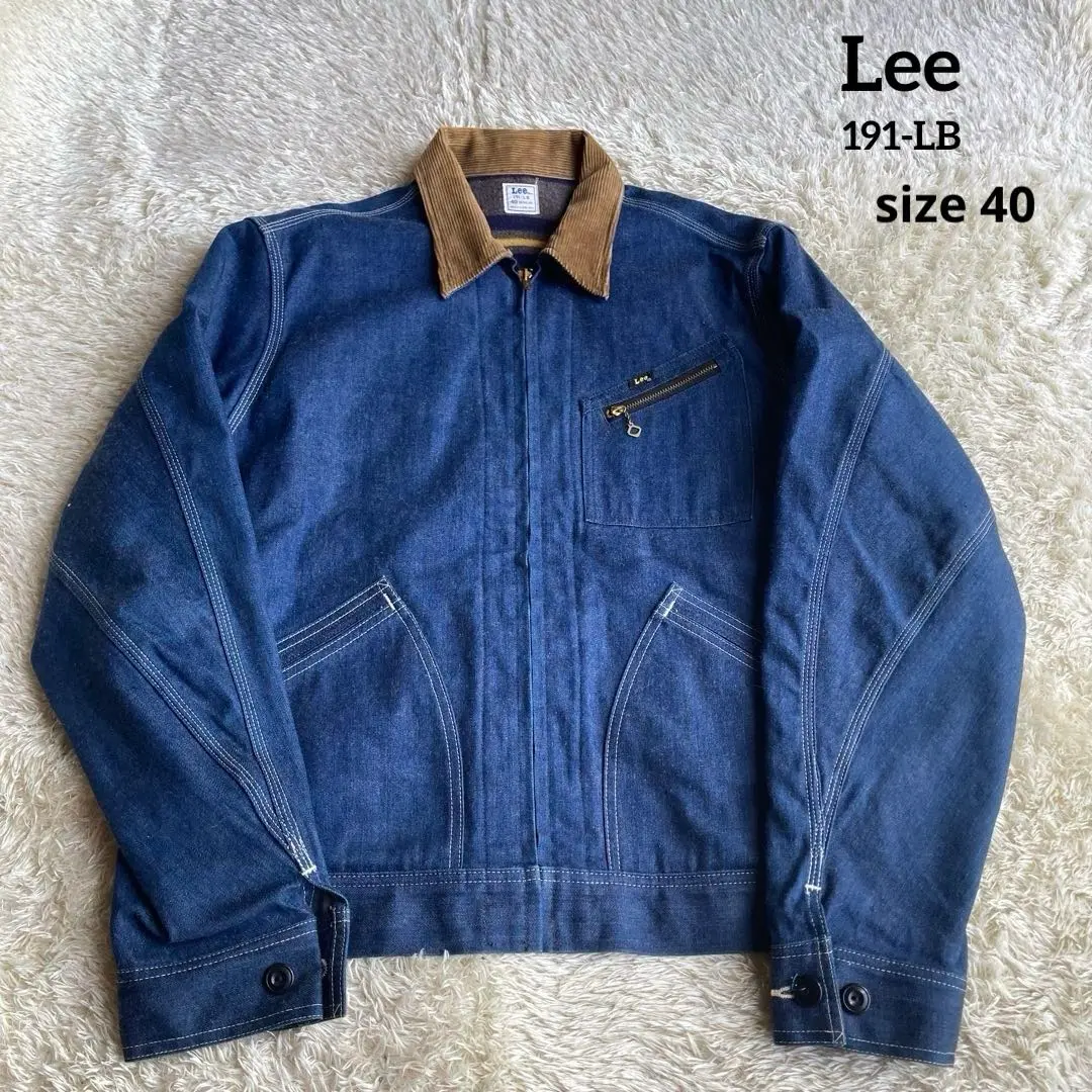 【美品】70s Lee 191-LB デニムジャケット USA製 オリジナル 70s Lee 191-LB Denim Jacket | globule mag.