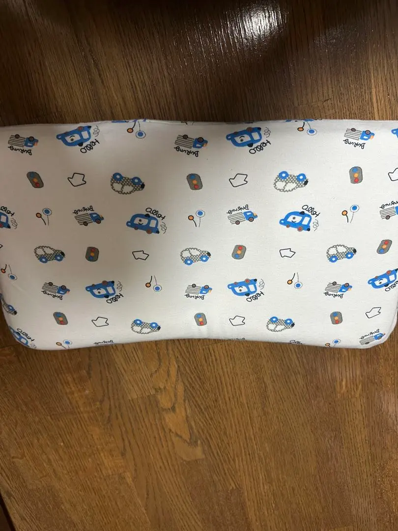 Thumbnail of Car illustration donut-shaped baby pillow