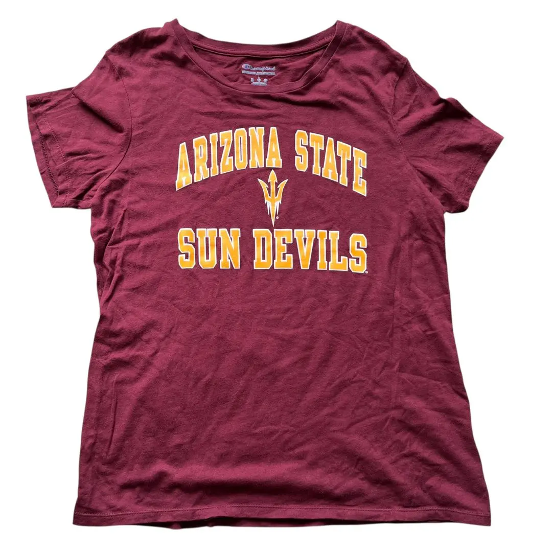 Thumbnail of Champion T-shirt American casual 90s American vintage USED print