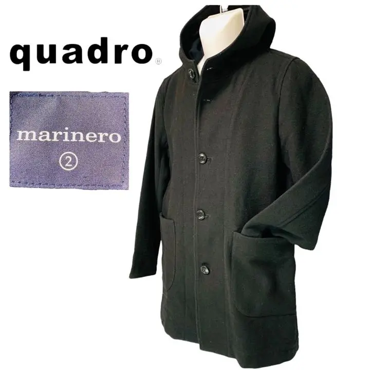 marinero(マリネロ) / ステンカラーコート/3/ウール/BLK | 古着