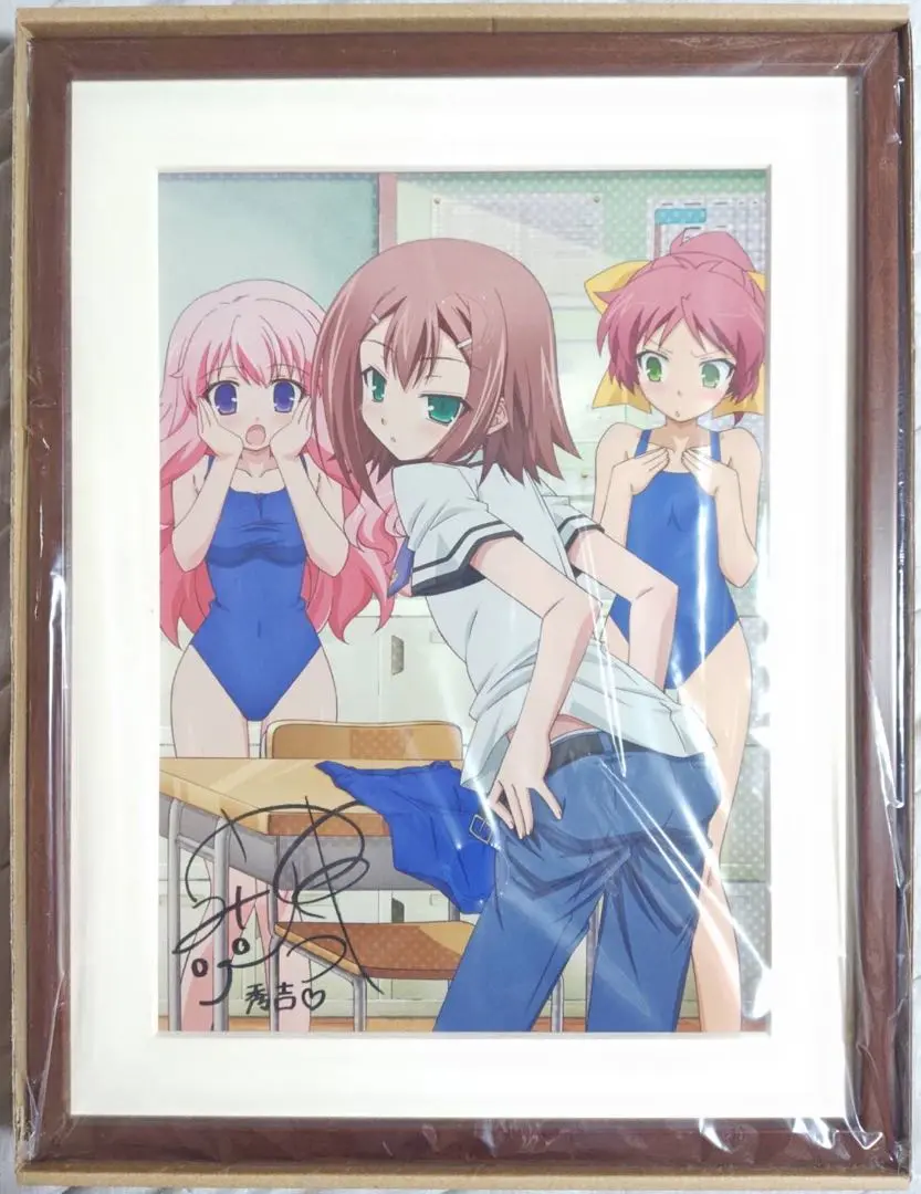 ChaosTCG 女子制服の「 木下　秀吉」　バカとテストと召喚獣 箔押しサイン Chaos バカとテストと召喚獣 バカテス メイド服の木下秀吉