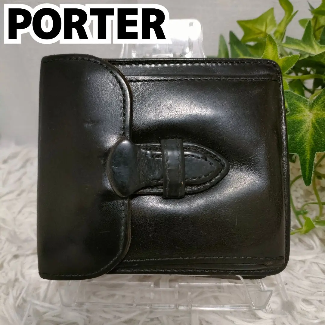 【希少】PORTER NATURE 財布 美品 PORTER NATURE ポーター ネイチャー ウォレット 二つ折り