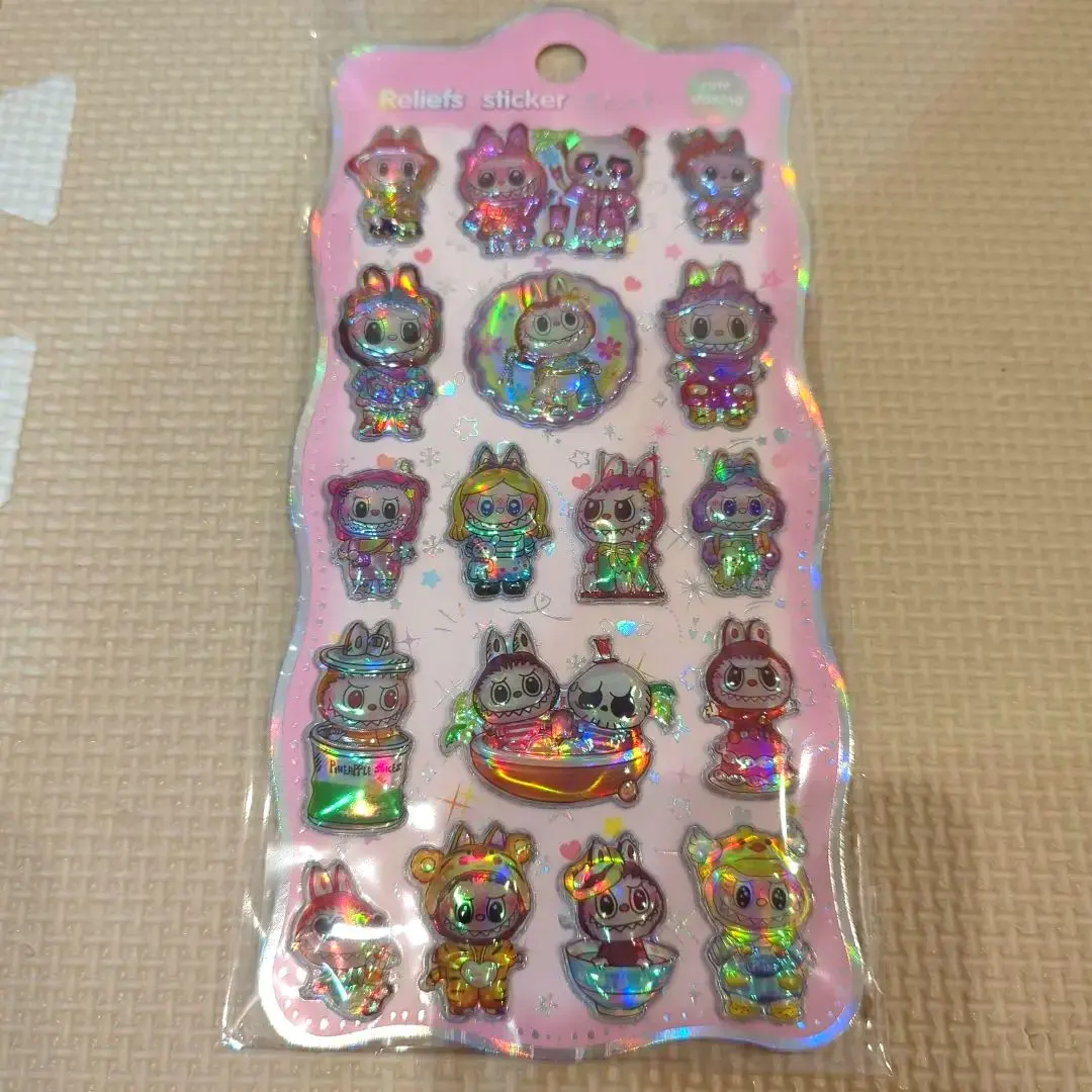 Thumbnail of Love-love, sparkling, puffy, aurora stickers