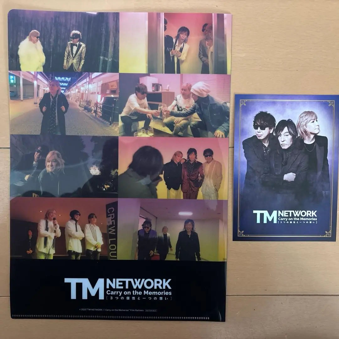 ★TMNETWORK★TMN★STAND3 FAINAL 特典★クリアファイル★ ☆TMNETWORK☆TMN☆STAND3 FAINAL 特典☆クリアファイル☆