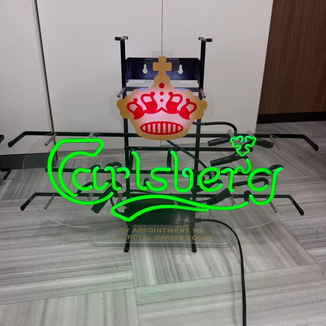 Carlsberg ネオン看板 新品　約60cm x 30cm Amazon.co.jp: カールスバーグ LED ネオン 看板 インテリア 雑貨