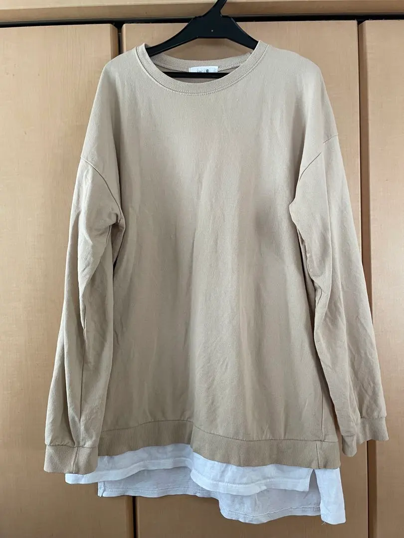 Thumbnail of Lightweight Layered Sweatshirt, Beige