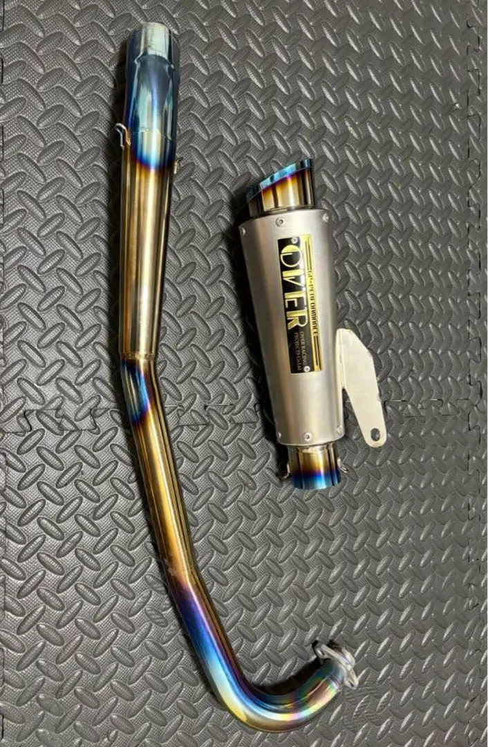 võ triệu グロム　JC92 チタンマフラー マフラーのみ グロム Grom JC61 JC75 JC92 専用 チタンLook フルエキゾースト