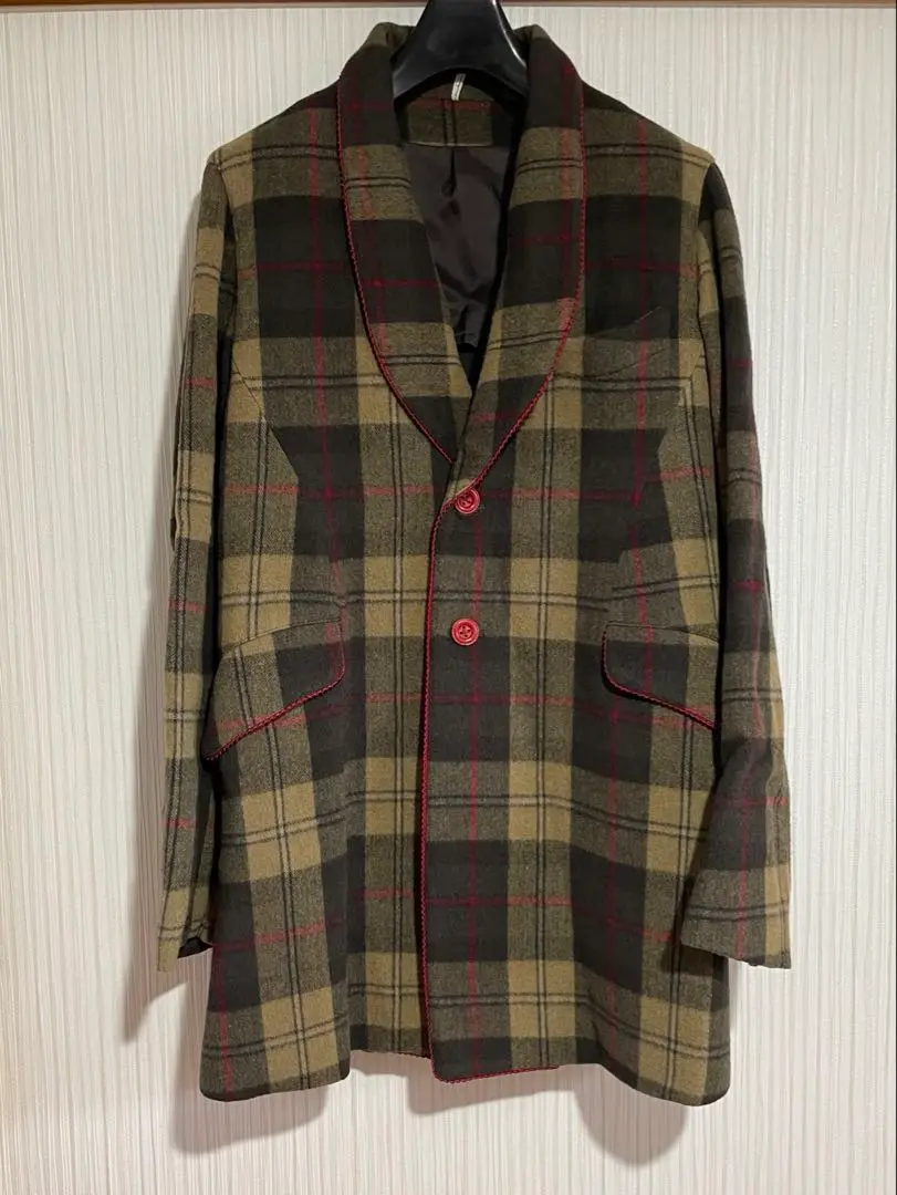 ロ*ク様 ⭐最終値下⭐M's Braque Check Chester Coat 2025年最新】ms braque メンズ チェスターコートの人気アイテム