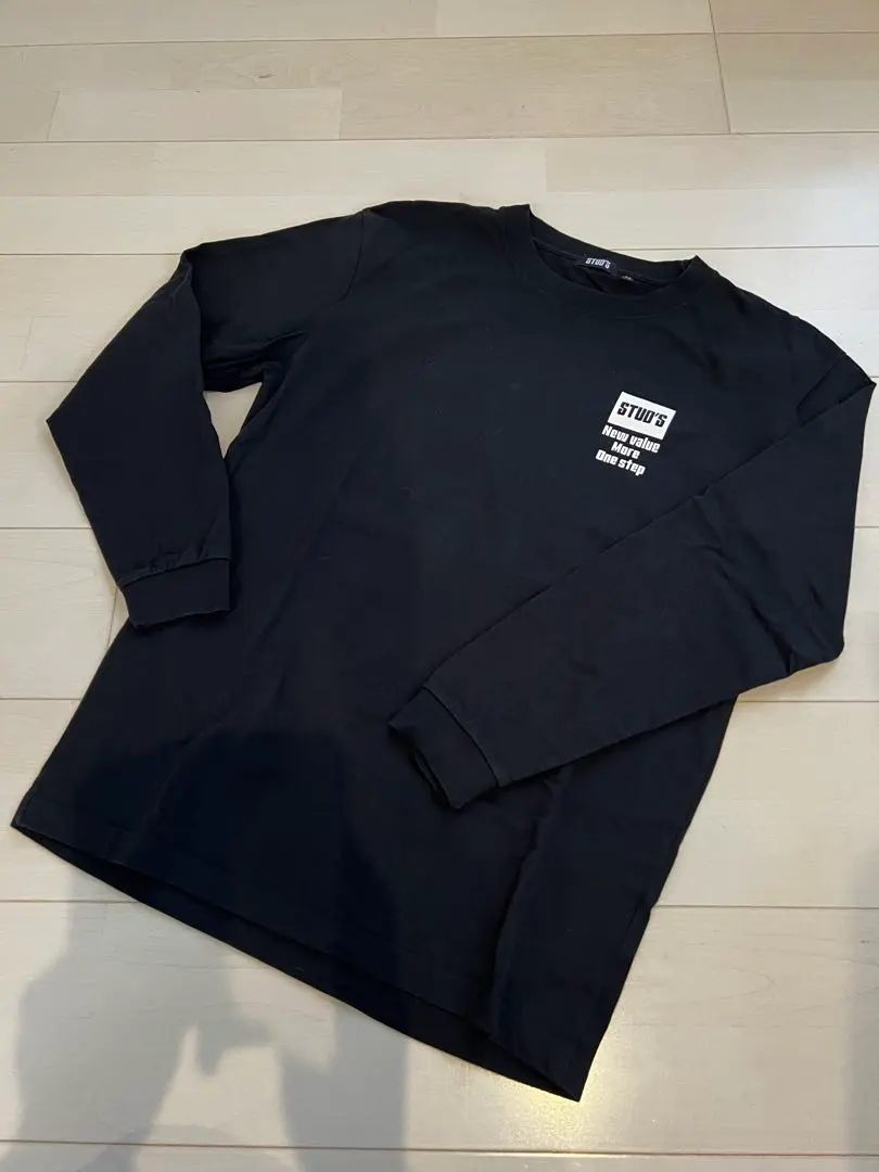 Thumbnail of STUD'S Black Long Sleeve Cut-and-Sew Top M