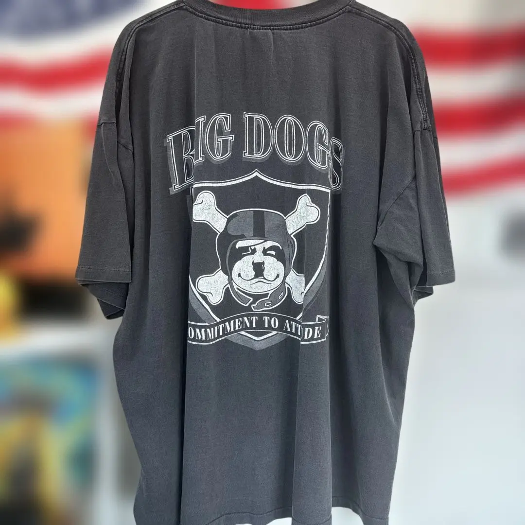 Thumbnail of 90s USA Vintage BIG DOGS Black T-shirt Popular 3X