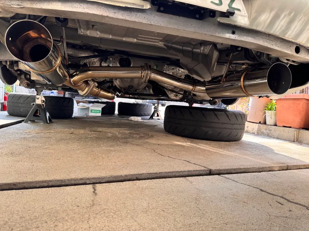 V35 CPV35 Z33マフラー流用 マフラー 中間 パイプ ワンオフ V35