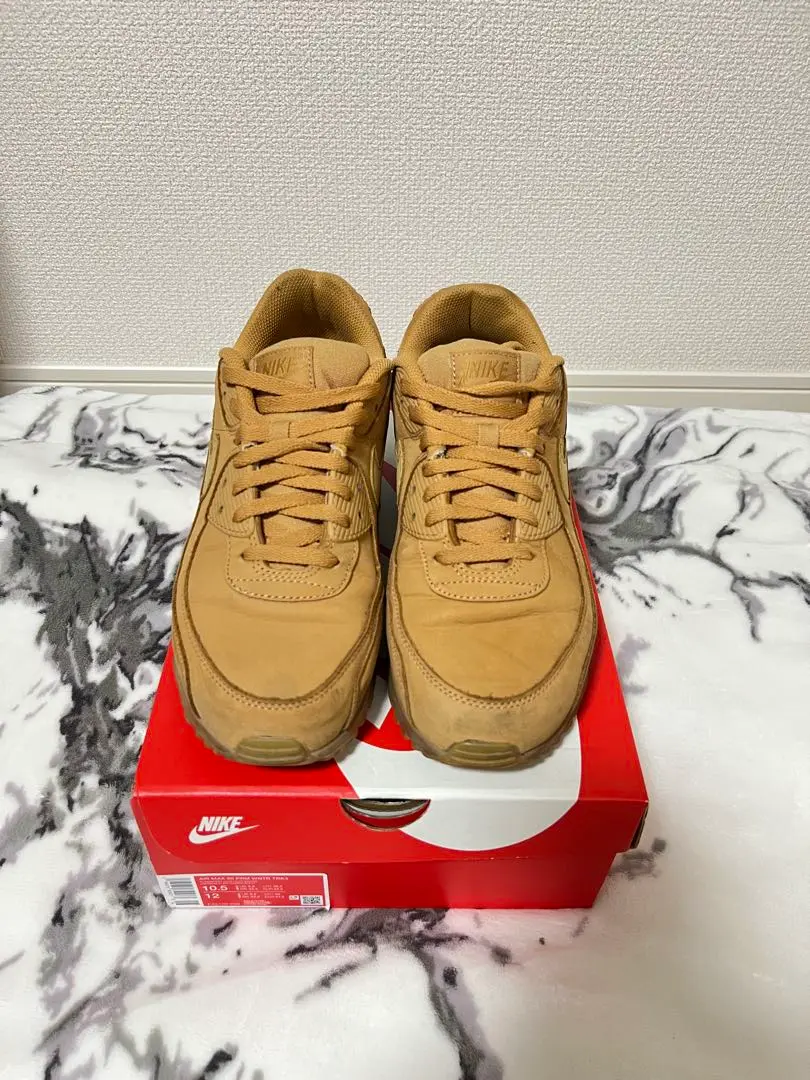 靴 Nike Air Max 90 PRM WNTR TRK3 10 NIKE AIR MAX 90 PRM WNTR TRK3 FLAX/WHEAT-GUM LIGHT BROWN