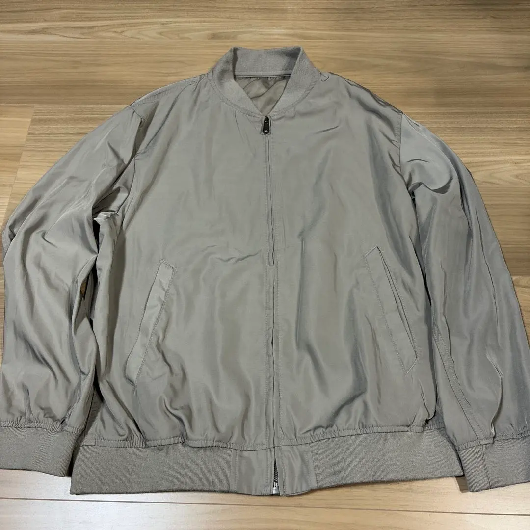 Thumbnail of GLOBAL WORK Beige MA-1 Jacket, Size M